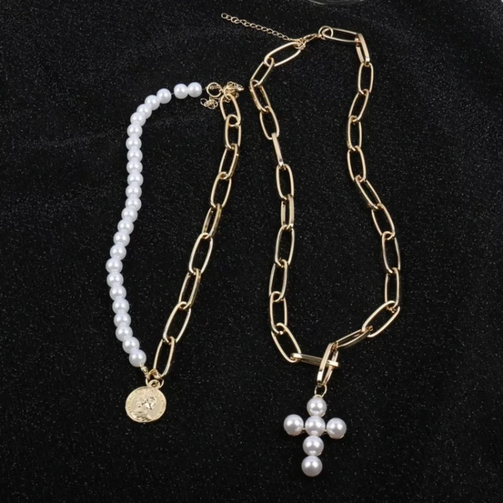 🌟 Gold Fashion Chunky Necklace Statement